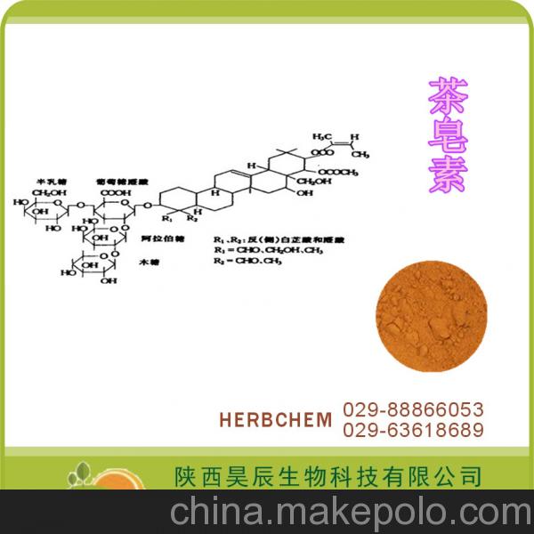 供應昊辰生物茶皂素 茶皂甙 60% 90% 98% 油茶籽提取物